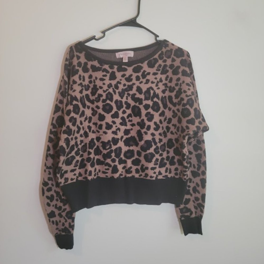 Leopard Print Philosophy Sweater